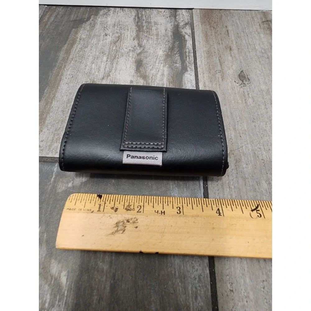 Lot of 2 Genuine Panasonic Black Carrying Storage Cases Pouches Travel Organizer